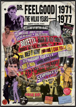 Dr. Feelgood The Wilko Years, Poster, Graphic Design, Poster for Sale, Rock n Roll, Blues, Rhythm'n Blues, Punk, Sophie Lo